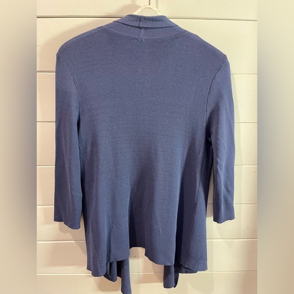 💙TRISTAN – blue -Open Front Cardigan – Size M - Picture 6 of 10